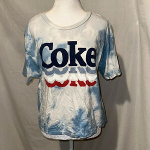 kids tie dye Americana Coca Cola tshirt size xl